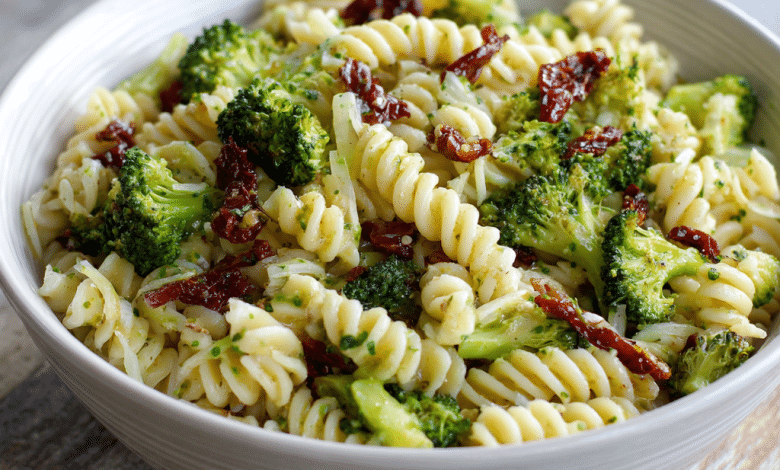 Broccoli Pasta Salad with Sun-Dried Tomatoes