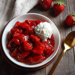 Chunky Strawberry Compote for Desserts