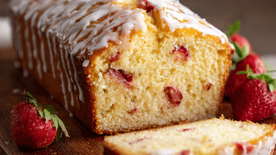 Classic Strawberry Pound Cake