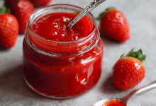Classic Strawberry Purée for Cakes