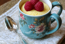 Clean Eating Vanilla Mug Cake in a Mug – A Little Moment of Comfort Just for You