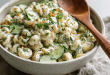 Creamy Cucumber Pasta Salad – A Cool, Comforting Bowl of Summer Love