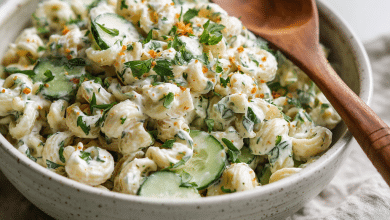 Creamy Cucumber Pasta Salad – A Cool, Comforting Bowl of Summer Love