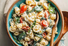 Creamy Garlic Parmesan Pasta Salad – The Comfort Bowl I Make When I Want Everyone to Smile