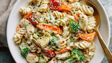 Creamy Italian Pasta Salad with Vegetables – The Bowl That Feels Like Summer at Home