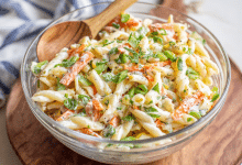Creamy Pasta Salad for Spring Picnics (A Bowl Full of Sunshine and Memories)