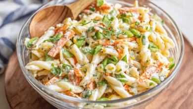 Creamy Pasta Salad for Spring Picnics (A Bowl Full of Sunshine and Memories)