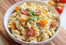 Creamy Pasta Salad with Cherry Tomatoes – A Bowl Full of Summer Love