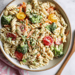 Creamy Vegan Pasta Salad with Dairy-Free Dressing (A Cozy Bowl Full of Love)