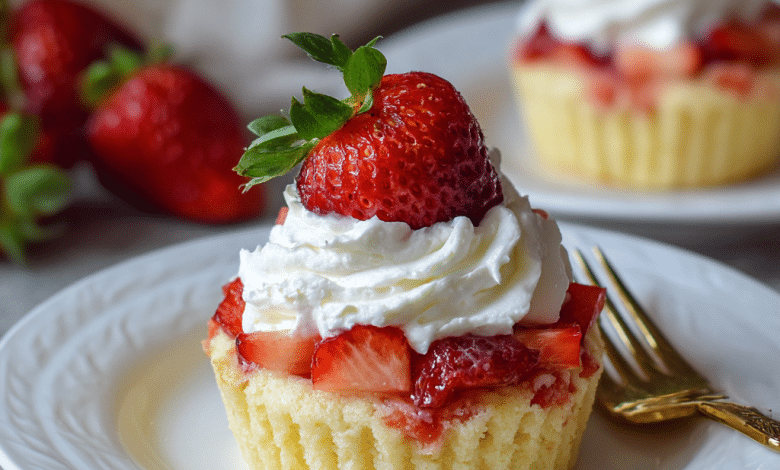 Easy Gluten Free Strawberry Shortcake Cups