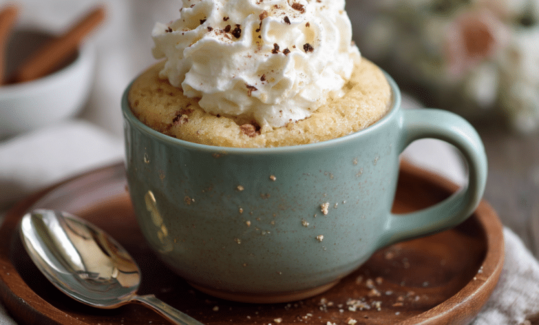 Easy Vanilla Mug Cake Anytime Dessert