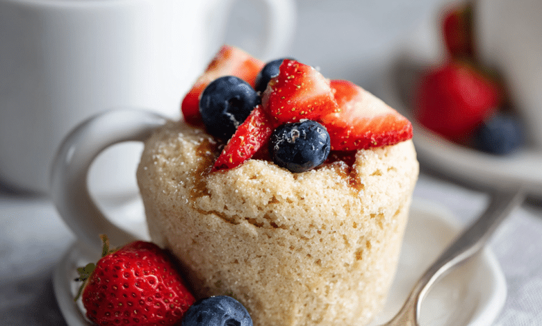 Foolproof Egg-Free Vanilla Mug Cake