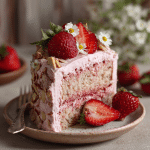 Gluten Free Vegan Strawberry Cake