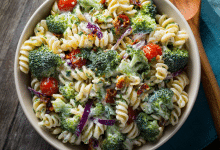 Healthy Broccoli Pasta Salad with Yogurt Dressing – A Fresh Bowl of Love for Everyday Life