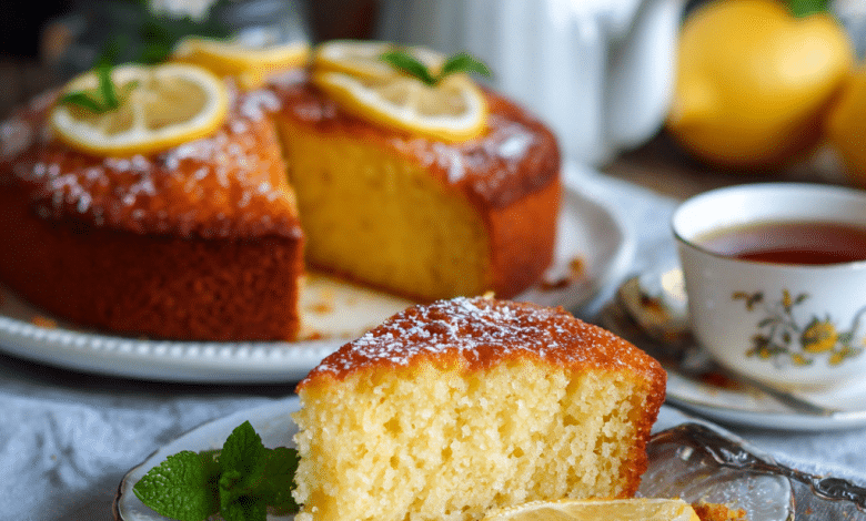Honey Lemon Tea Cake