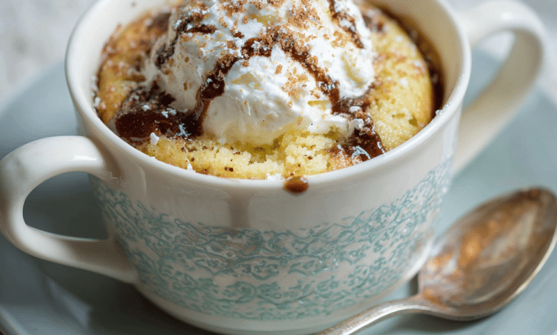 Instant Vanilla Mug Cake Recipe – A Little Warm Hug in a Cup