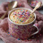 Microwave Vanilla Mug Cake for One