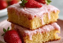 Moist Strawberry Buttermilk Sheet Cake – Soft, Sweet, and Full of Love