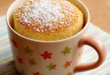 Mug Vanilla Sponge Cake in Microwave – A Soft Little Hug in a Cup