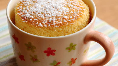 Mug Vanilla Sponge Cake in Microwave – A Soft Little Hug in a Cup