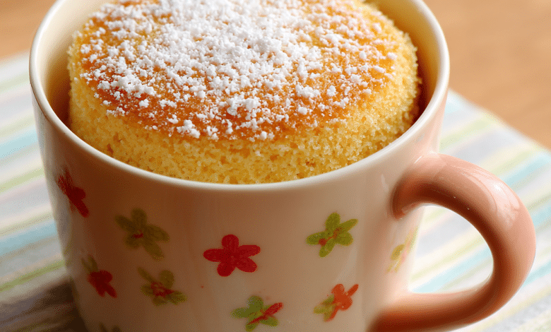 Mug Vanilla Sponge Cake in Microwave – A Soft Little Hug in a Cup