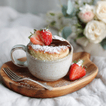 Naturally Sweetened Vanilla Mug Cake