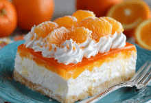 Orange Creamsicle Jello Poke Cake
