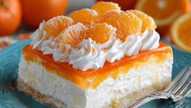 Orange Creamsicle Jello Poke Cake