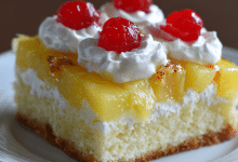 Pineapple Jello Poke Cake