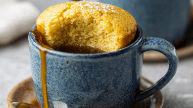 Simple Egg-Free Vanilla Mug Cake