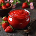 Smooth Strawberry Purée Without Sugar – Naturally Sweet & Made with Love