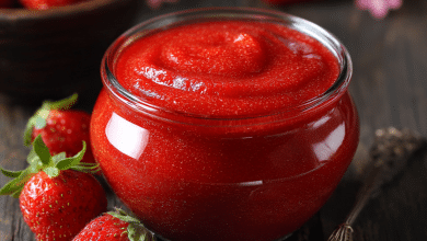 Smooth Strawberry Purée Without Sugar – Naturally Sweet & Made with Love