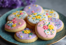 Soft Butter Cookies with Spring Icing – A Sweet Little Celebration from My Kitchen
