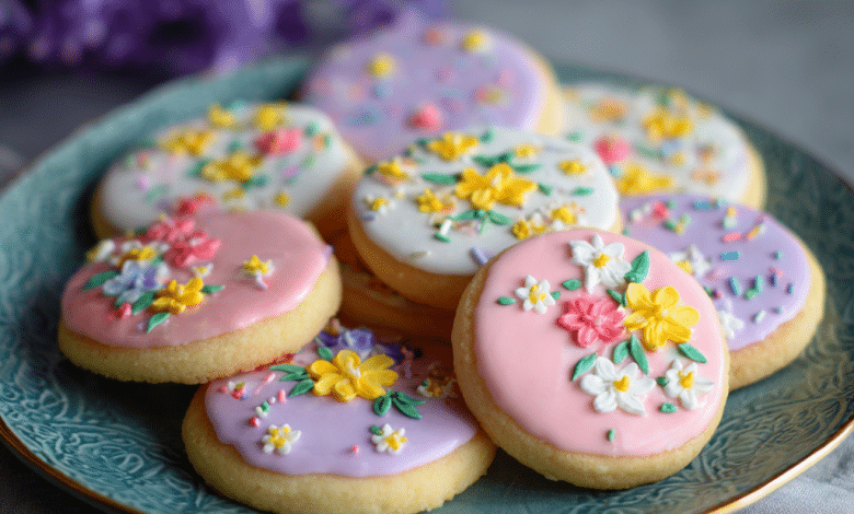 Soft Butter Cookies with Spring Icing – A Sweet Little Celebration from My Kitchen