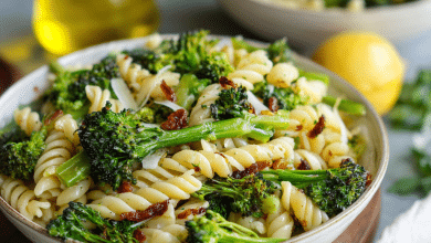 Spring Broccoli Pasta Salad with Garlic Vinaigrette – Fresh, Green, and Full of Life