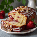 Strawberry Sour Cream Pound Cake