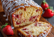 Strawberry Buttermilk Pound Cake