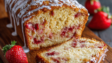Strawberry Buttermilk Pound Cake