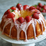 Strawberry Cheesecake Bundt Cake