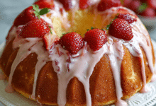 Strawberry Cheesecake Bundt Cake