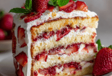 Strawberry Cheesecake Layer Cake