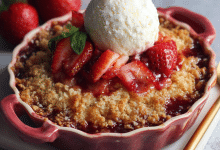 Strawberry Cobbler Dump Cake