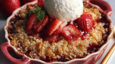 Strawberry Cobbler Dump Cake