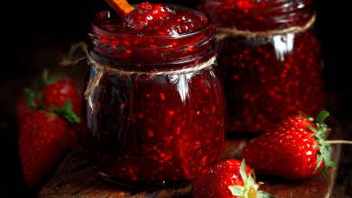Strawberry Compote for Sponge Cake Filling