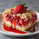 Strawberry Dump Sheet Cake Dessert