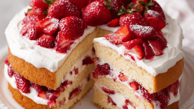 Strawberry Filling for Layer Cakes – Sweet, Fresh, and Full of Love