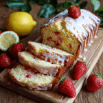 Strawberry Lemon Yogurt Cake