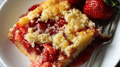 Strawberry Pineapple Dump Cake