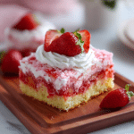 Strawberry Shortcake Sheet Cake