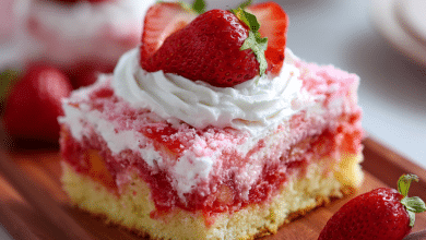 Strawberry Shortcake Sheet Cake
